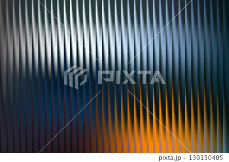 abstract ribbed silver gradient background with soft luminous highlights, glossy glass waves, futuristic smooth digital texture for elegant modern design artworks 130150405