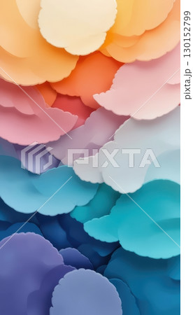 A beautiful abstract wallpaper of overlapping colorful shapes 130152799