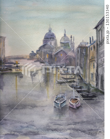 Venice canals and ancient temples 130153340