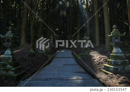 熊本県高森町 上色見熊野座神社 参道 熊本県高森町 上色見熊野座神社 参道 130153547