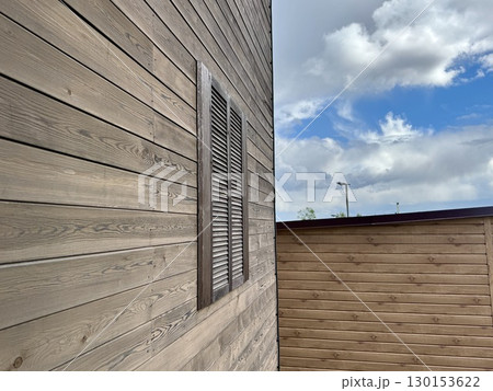 a window in a country house in summer. High quality photo 130153622