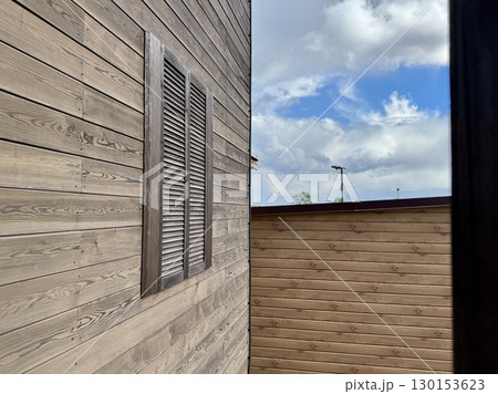 a window in a country house in summer. High quality photo 130153623