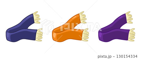 Cartoon Colorful Scarf Collection 130154334