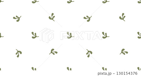 Seamless Green Leaf Branch Pattern Seamless Green Leaf Branch Pattern 130154376
