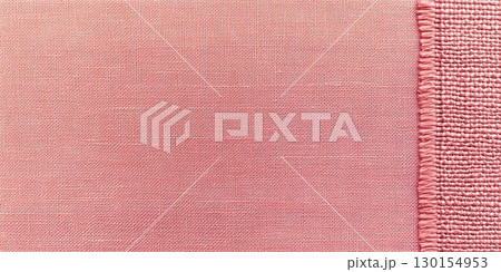 Pink Linen Fabric Texture Background Seamless Woven Pattern Design Element red art rose yarn soft 130154953