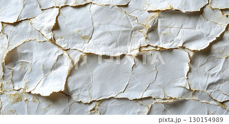 White Torn Paper Texture Background Grunge Design Vintage Aged Crack Abstract old art pale style White Torn Paper Texture Background Grunge Design Vintage Aged Crack Abstract old art pale style 130154989