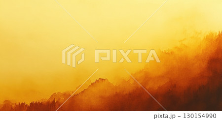 Abstract Golden Sunset Landscape Watercolor Painting Art Background sky hill warm fall brown light Abstract Golden Sunset Landscape Watercolor Painting Art Background sky hill warm fall brown light 130154990