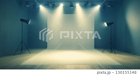 Studio Photography Backdrop Lighting Setup Modern Design Clean Background Room Soft Wall Shoot Image 130155148