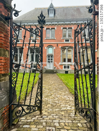 Bijloke complex - historical university college in ghent, belgium Bijloke complex - historical university college in ghent, belgium 130157366