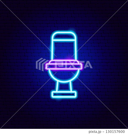 Toilet Front Neon Sign Toilet Front Neon Sign 130157600