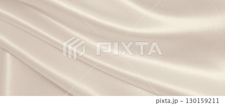 Smooth elegant golden silk or satin luxury cloth texture as wedding background. Luxurious background design. In Sepia toned. Retro style 130159211