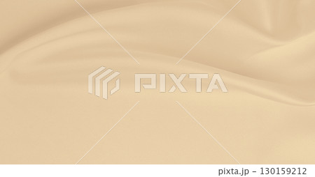 Smooth elegant golden silk or satin luxury cloth texture as wedding background. Luxurious Christmas background or New Year background design. In Sepia toned. Retro style Smooth elegant golden silk or satin luxury cloth texture as wedding background. Luxurious Christmas background or New Year background design. In Sepia toned. Retro style 130159212