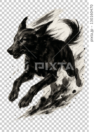 闇駆ける黒犬 130160470