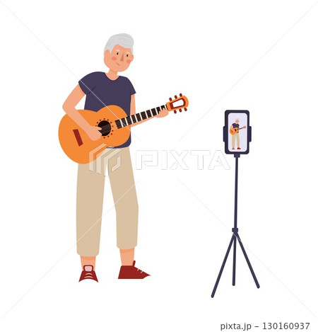 Grandpa blogger teaches guitar via blog 130160937