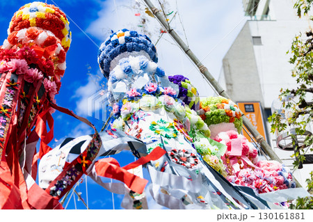 仙台七夕まつり　仙台七夕の七夕飾り 130161881