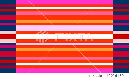 ボーダー模様 ピンク オレンジ色 ネイビー ボーダー模様 ピンク オレンジ色 ネイビー 130161894