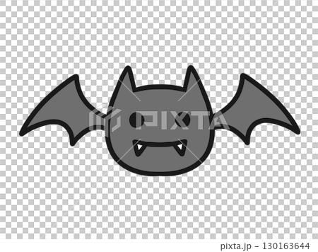 Black bat illustration 130163644