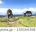 夏のびわ湖バレイ　塔のある風景 130164308
