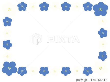 ネモフィラ青白フレーム ネモフィラ青白フレーム 130166312