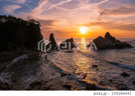 笹川流れ・夕景 130166441