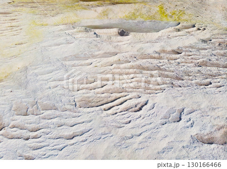 Travertine terraces at Pamukkale 130166466