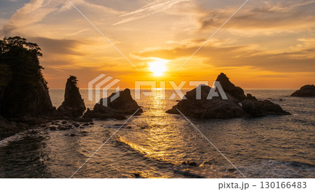 笹川流れ・夕景 130166483