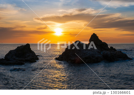 笹川流れ・夕景 130166601