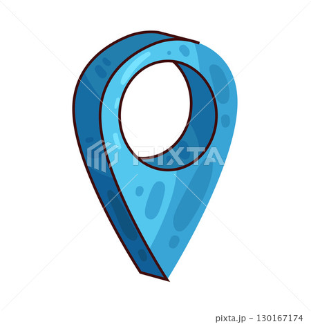 illustration of location pin 130167174