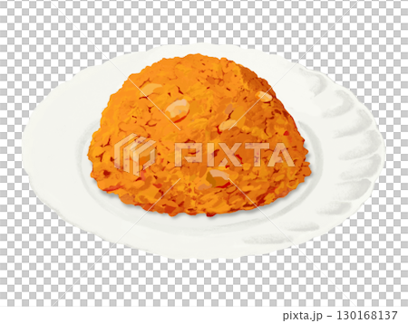 Chicken rice (with green peas, no spoon) 130168137