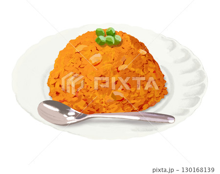 チキンライス（グリンピース、スプーン付き） 130168139