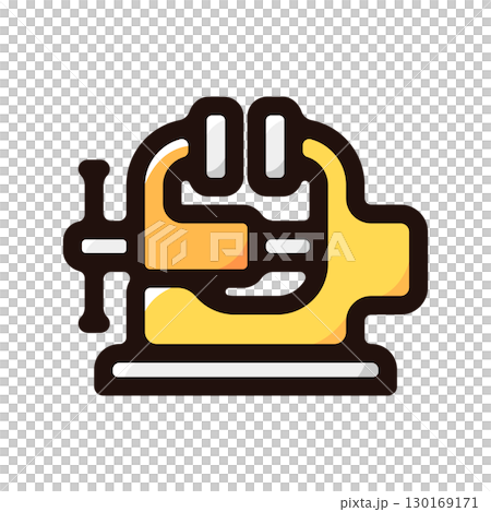 Bench vise, vise, vise illustration icon (tools, tools, tool material) 130169171