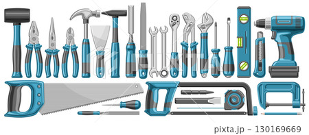 Vector set of Hardware Tools 130169669