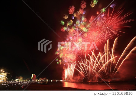 夜空に打ちあがる大花火土肥フェスティバル 夜空に打ちあがる大花火土肥フェスティバル 130169810