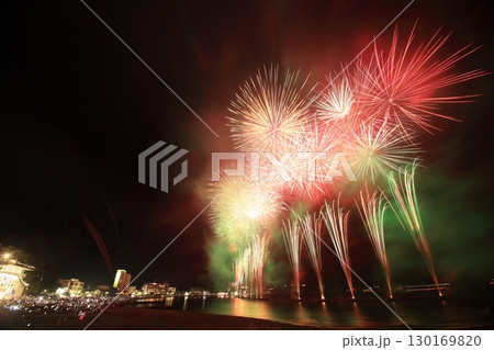 夜空に打ちあがる大花火土肥フェスティバル 夜空に打ちあがる大花火土肥フェスティバル 130169820