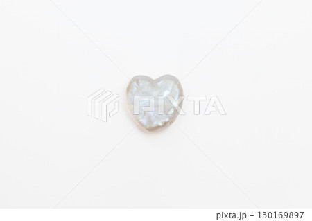 ハート型の淡水パール 近接撮影 130169897