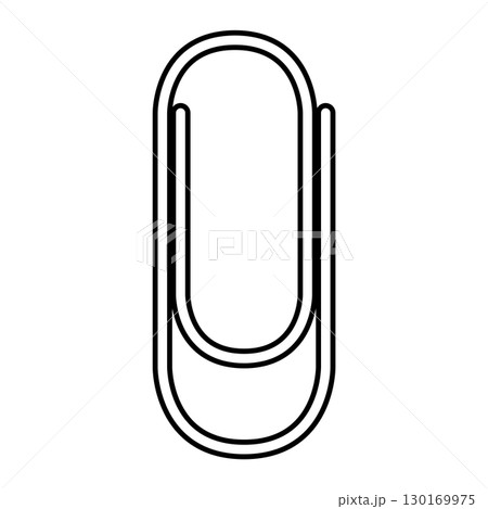 シンプルなクリップのイラスト シンプルなクリップのイラスト 130169975