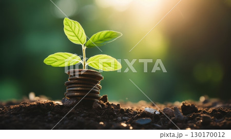 growing money plant concept investment growth financial success 130170012