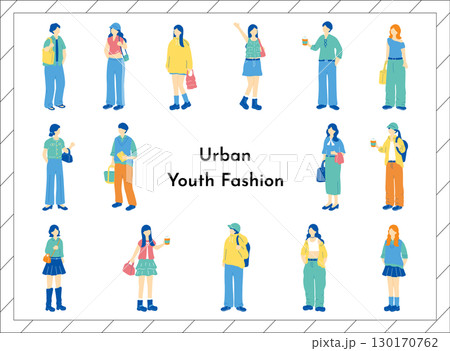 ファッションを楽しむ若者 130170762
