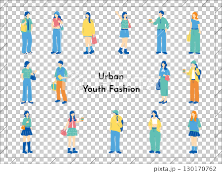 ファッションを楽しむ若者 130170762