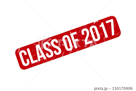 Class of 2017 rubber grunge stamp seal vector Class of 2017 rubber grunge stamp seal vector 130170906