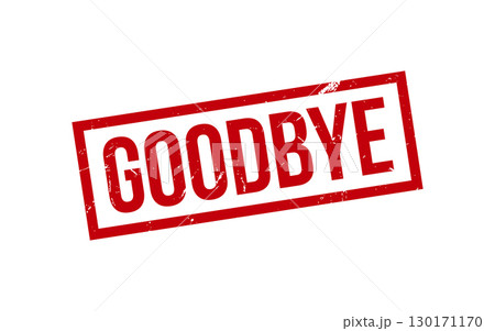 Goodbye Rubber Stamp Seal Vector 130171170
