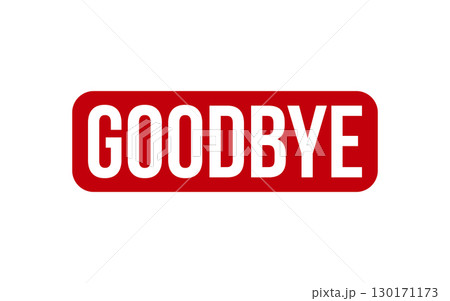 Goodbye Rubber Stamp Seal Vector 130171173