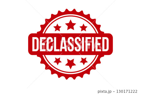 Declassified rubber grunge stamp seal vector 130171222