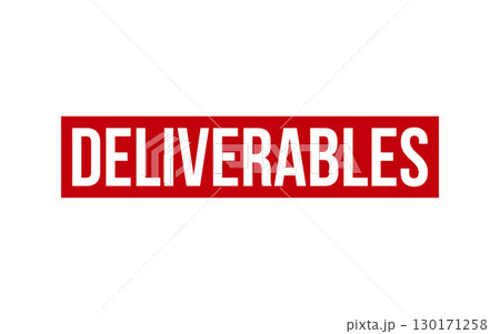 Deliverables Rubber Stamp Seal Vector Deliverables Rubber Stamp Seal Vector 130171258