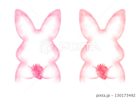 うさぎと苺 130173492