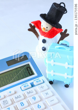 旅にかかるお金　（冬） 130173596