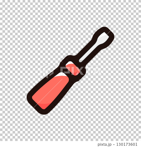 Screwdriver illustration icon (tool, tool, tool material) Screwdriver illustration icon (tool, tool, tool material) 130173601