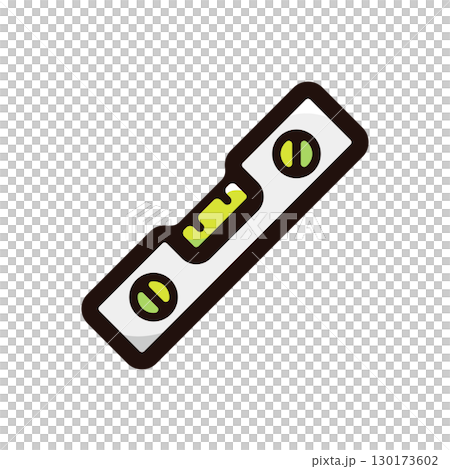 Level, spirit level illustration icon (tool, tool, tool material) Level, spirit level illustration icon (tool, tool, tool material) 130173602