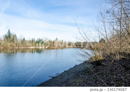 Albert Dyck Lake, also known as Molson Lake - a man-made lake and popular park in Abbotsford, British Columbia Albert Dyck Lake, also known as Molson Lake - a man-made lake and popular park in Abbotsford, British Columbia 130174087