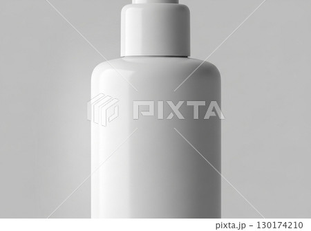 White Plastic Bottle Mockup for Branding 130174210